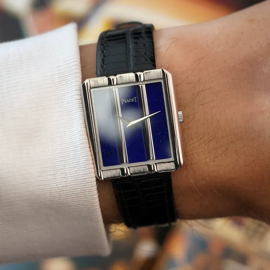 Piaget Polo 8163 Whitegold Lapis Lazuli - unverwechselbarer Look am Handgelenk