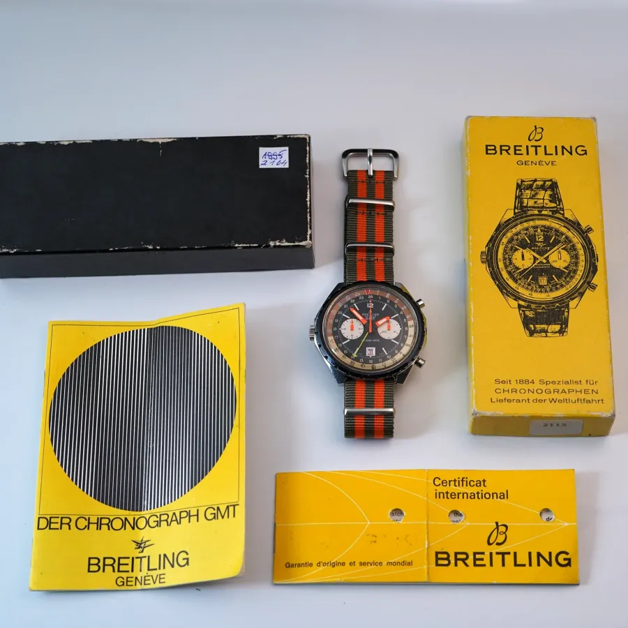 Breitling Chrono-Matic GMT 2115 Box and Papers - original accessories