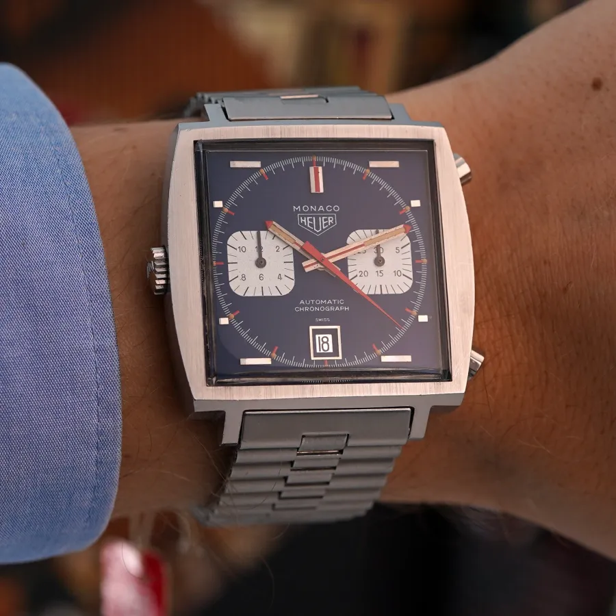 Heuer Monaco 1133B Blue - Steve McQueen - a beauty with such a high level of recognition