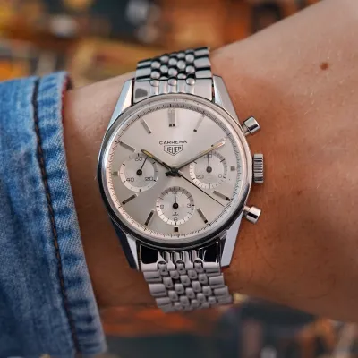 Vintage Heuer Carrera 2447 S