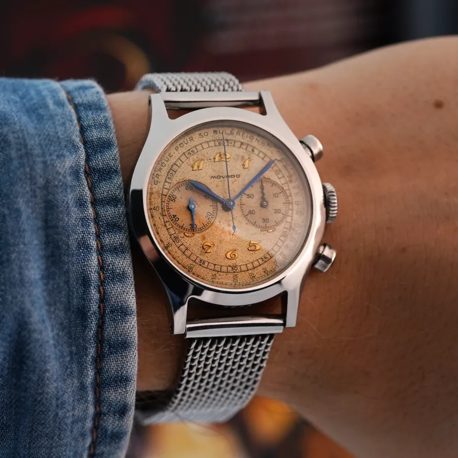 Movado M90 Chronograph 19008 Tasti Tondi - ein Stück lebendige Uhrengeschichte