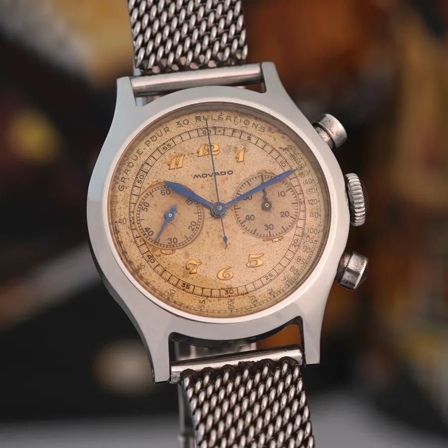 Movado M90 Chronograph 19008 Tasti Tondi - hervorragender Gesamtzustand
