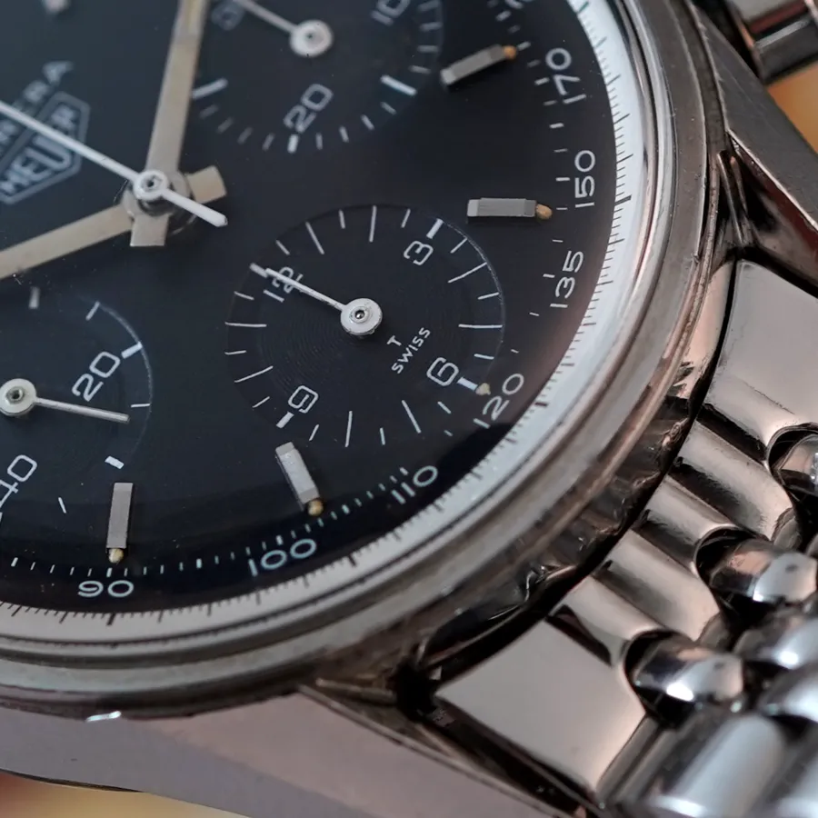 Heuer Carrera 2447 NT - original tritium lume