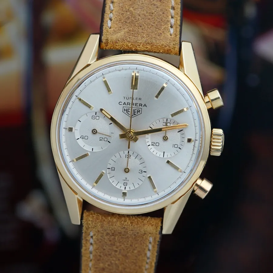 Heuer Carrera 2456 S Türler - ultra-seltene Handaufzugs-Carrera