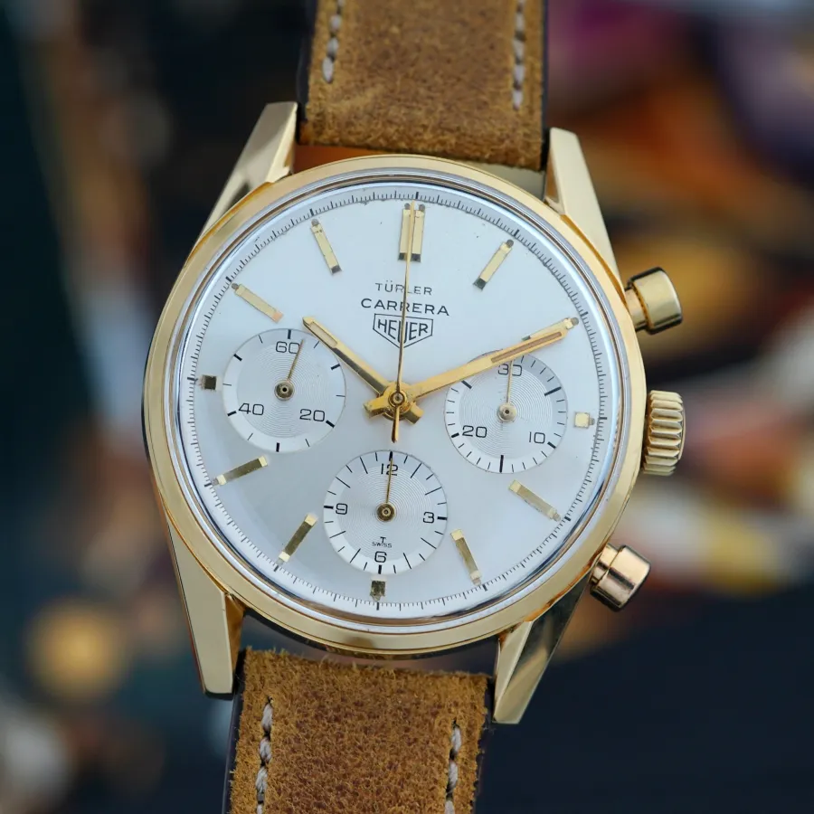 Heuer Carrera 2456 S Türler - hervorragender Zustand