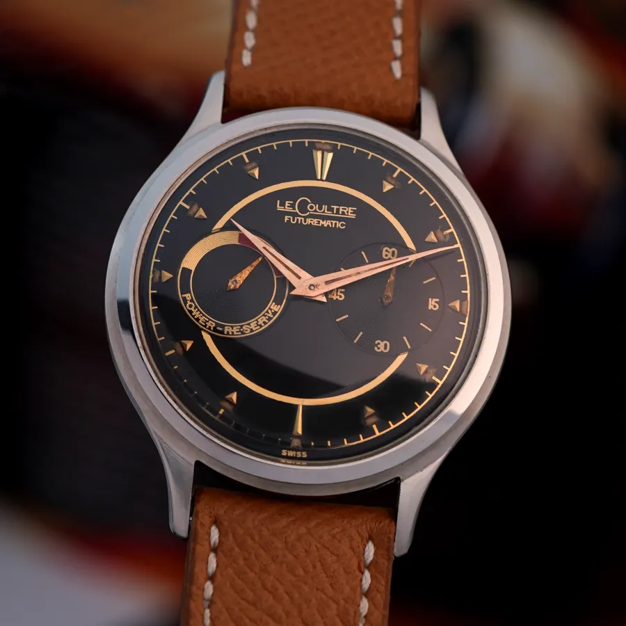 LeCoultre Futurematic E501 Box und Papiere - innovative Automatik-Uhr aus den 50er Jahren