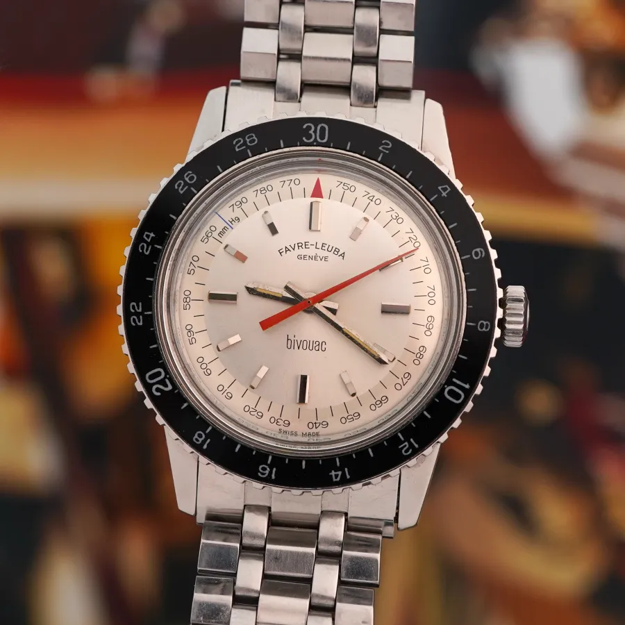 Favre Leuba Bivouac 53203 Mint Condition - rare air pressure wristwatch from the 1950s