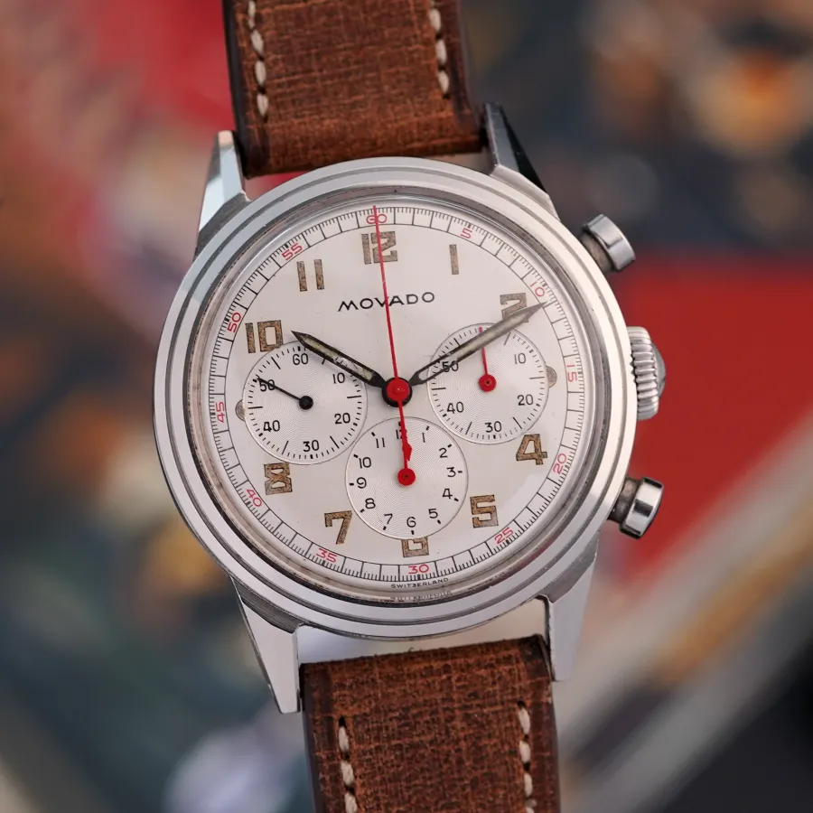 Movado M95 Chronograph 19038 - Borgel Case - Francois Borgel (FB) case