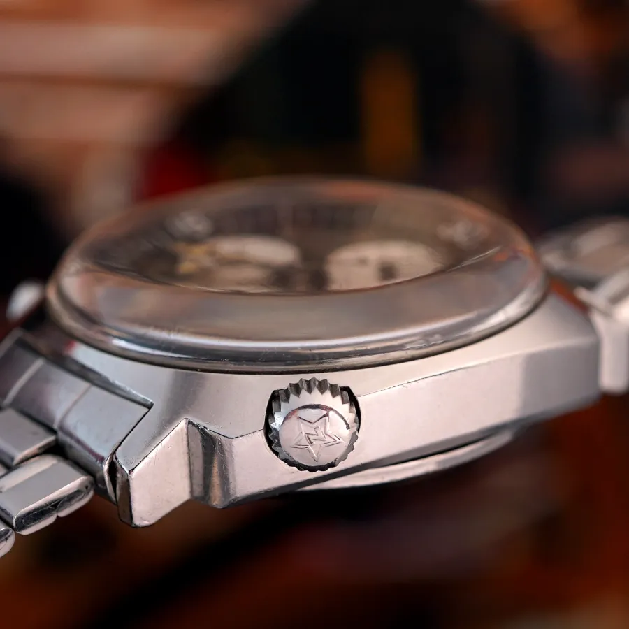 Zenith Super Sub Sea A3736 Reverse Panda - original crowns, honest condition of the case