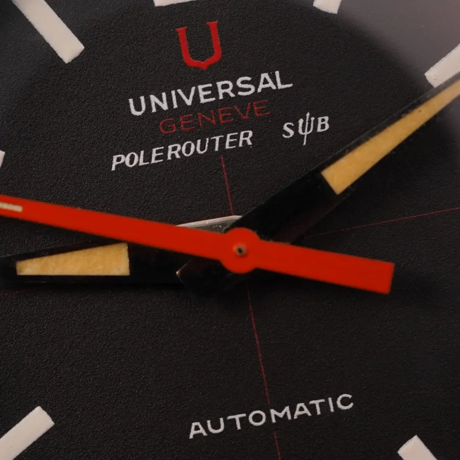 Universal Genève Polerouter Sub 869109/01 Unpolished - flawless dial