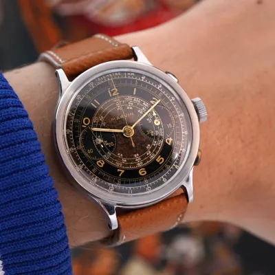 Vintage Marvin Chronograph Jumbo Tropical