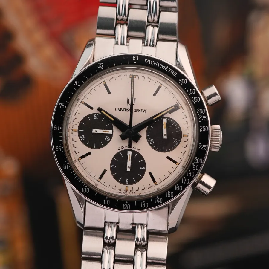 Universal Genève Compax 885103/02 Nina Rindt - MK2 - legendäre Compax 'Nina Rindt'