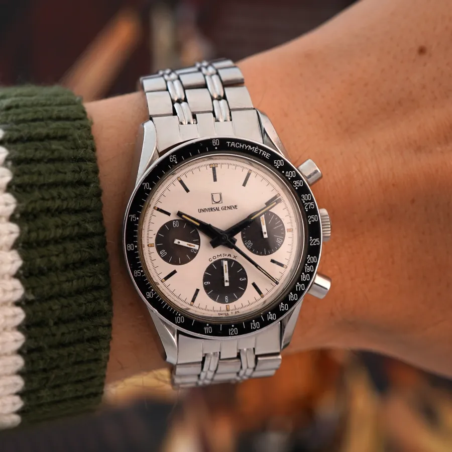 Universal Genève Compax 885103/02 Nina Rindt - MK2 - seltener und äußerst begehrter Vintage-Chronograph