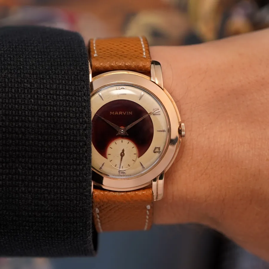 Marvin Time-Only - Purple Enamel Pink Gold - made for those who recognize beauty in the details