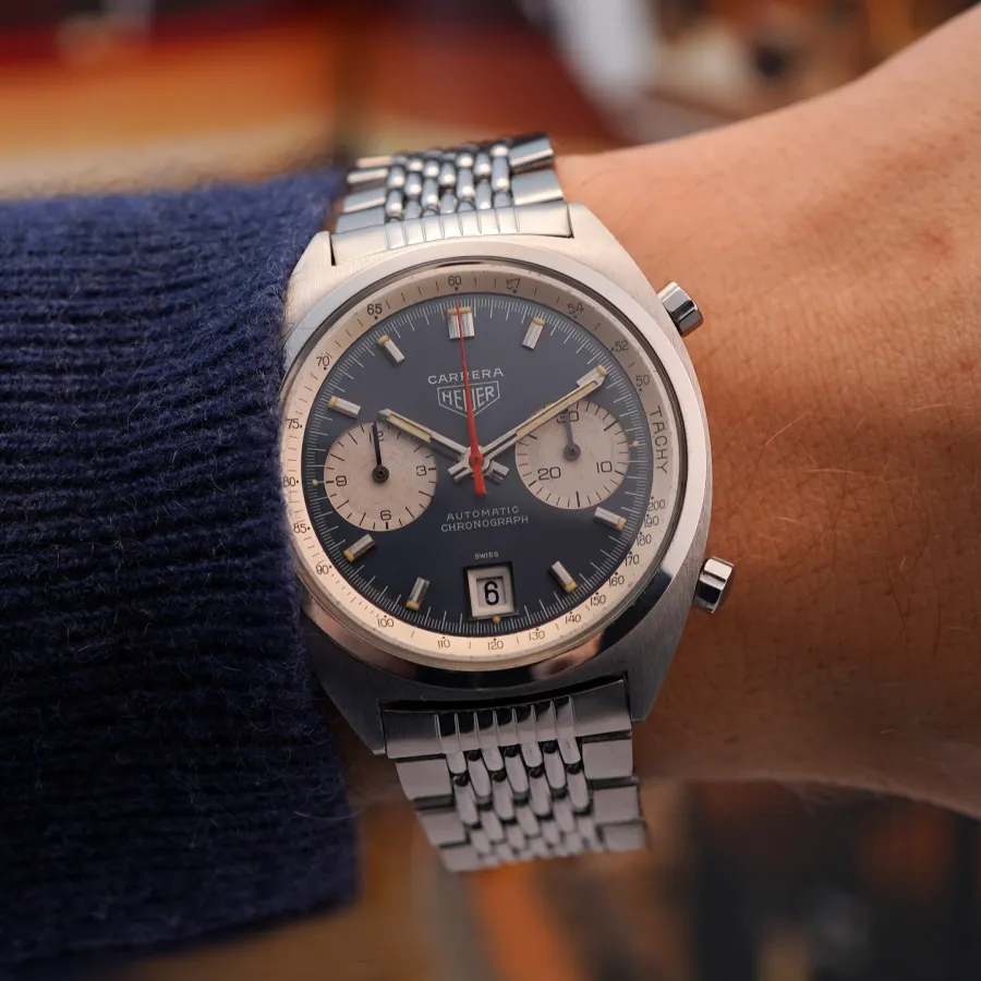 Heuer Carrera 1153 Mick Jagger - Original Bracelet - eine fantastische Uhr für tägliches Tragen
