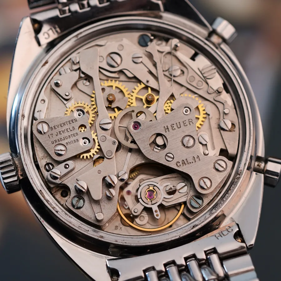 Heuer Carrera 1153 Mick Jagger - Original Bracelet - Automatik Kaliber 11