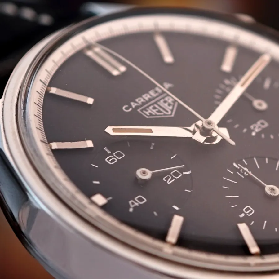 Heuer Carrera 2447 N Silver Print