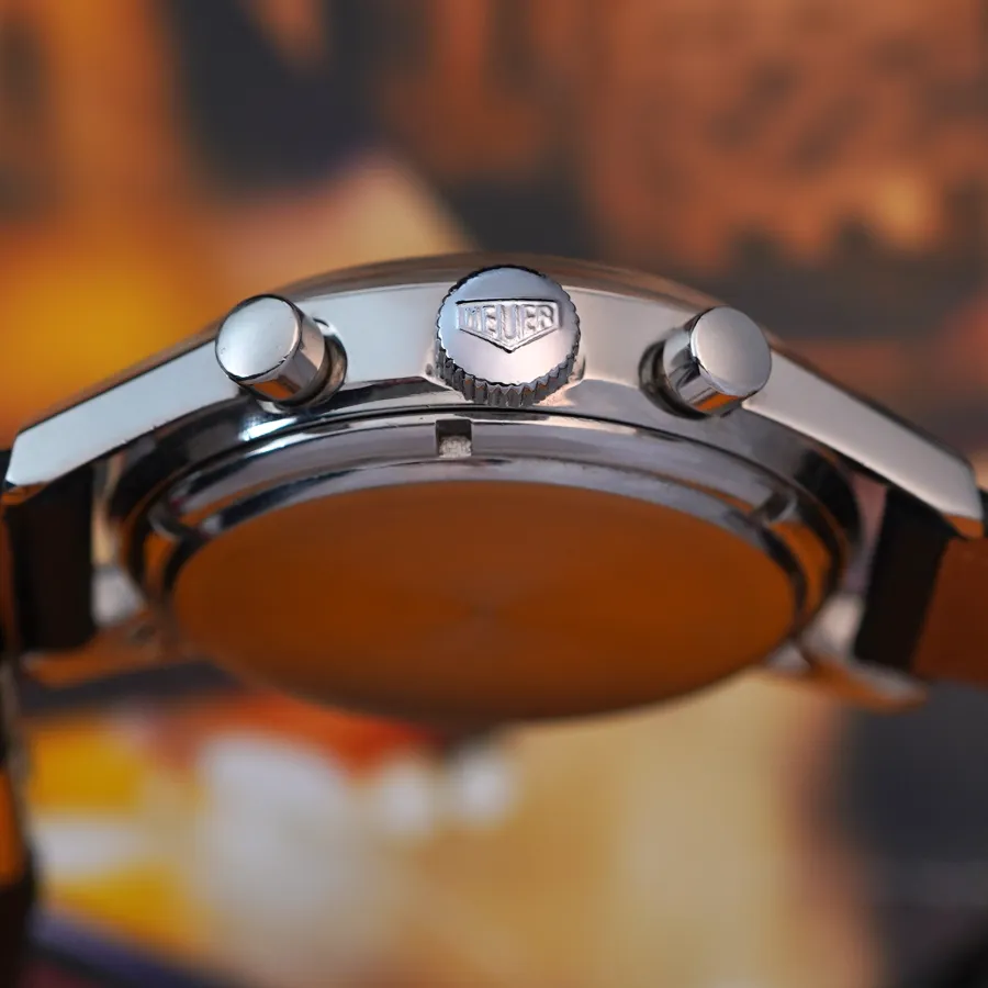 Heuer Carrera 2447 N Silver Print - Heuer-Krone