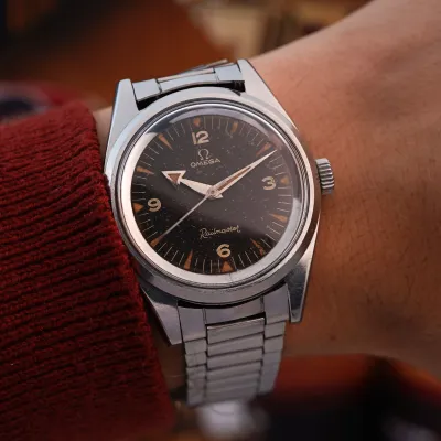 Vintage Omega Railmaster