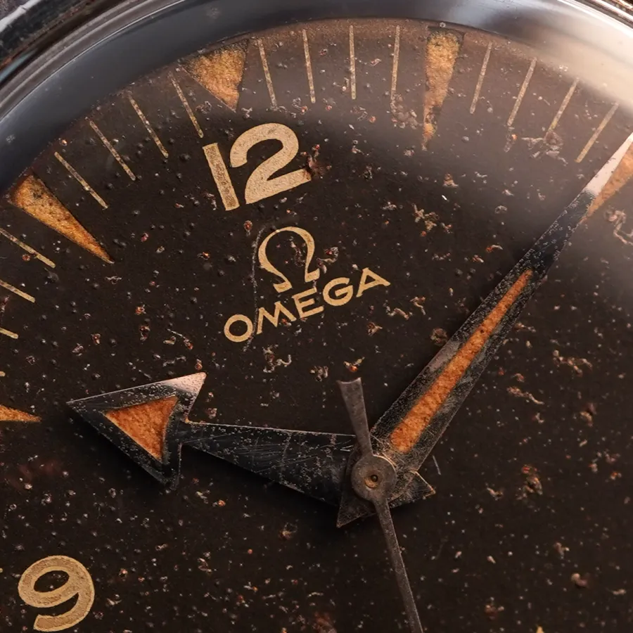 Omega Railmaster CK 2914 - Stunning Patina - originale Leuchtmasse