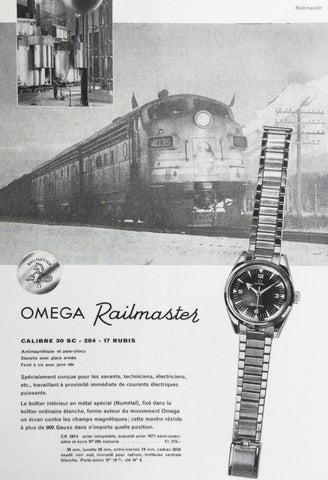 Omega Railmaster CK 2914 - Stunning Patina - Auszug aus dem 50er Jahre Omega-Katalog