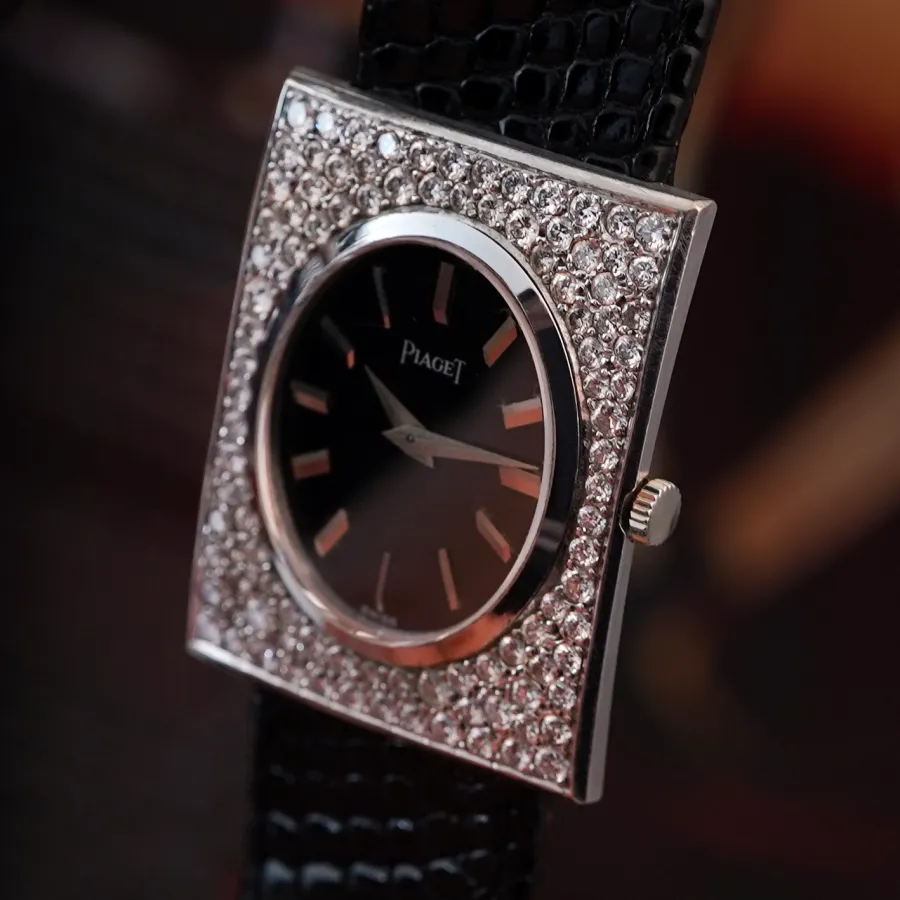 Piaget Dresswatch 918 White Gold - Diamonds - original pavé-set diamonds