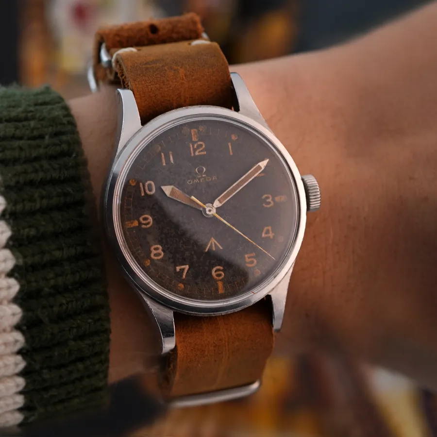 Omega British Military RAF 2777-1 SC 53 Thin Arrow - original dial with radium lume and thin arrow