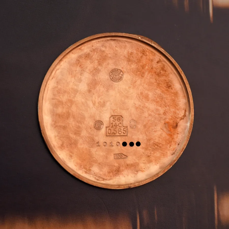 IWC Calatrava Cal. 83 - Pink on Pink Two Tone - 14k Goldpunze und Seriennummer im Boden