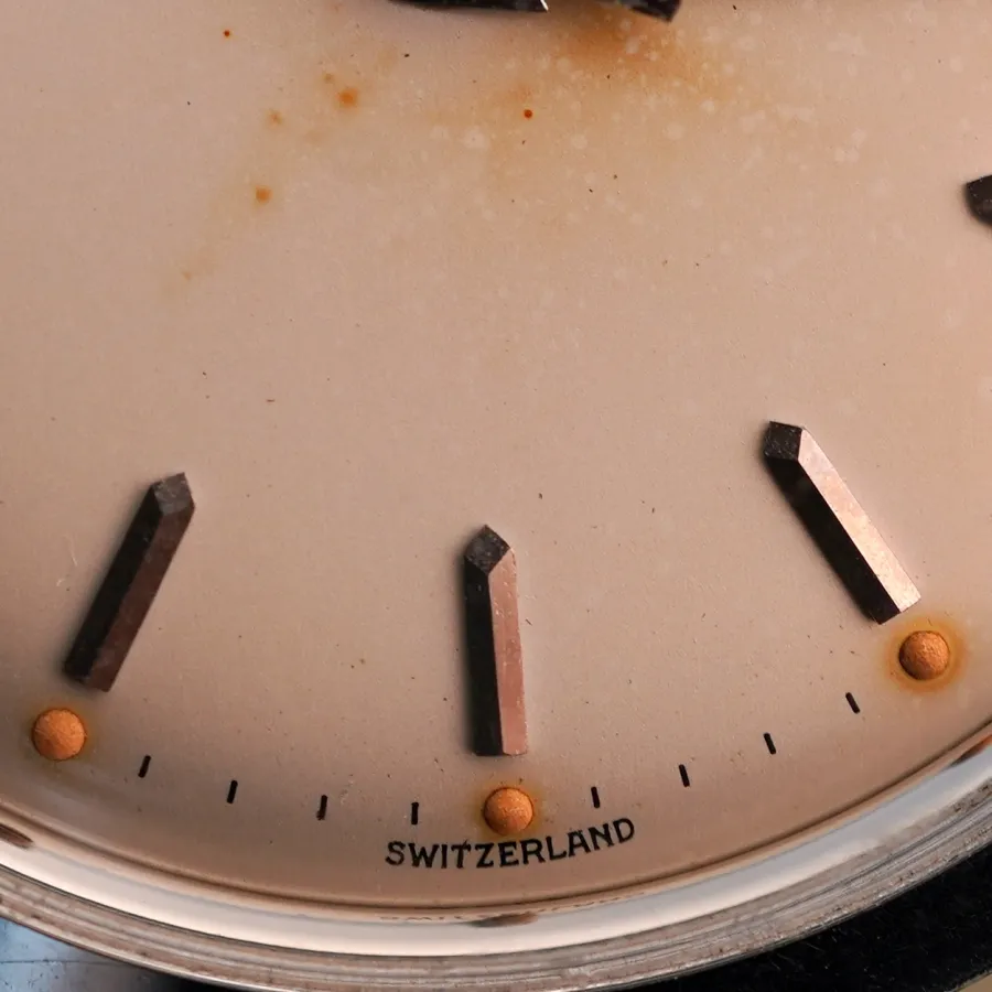 Movado 18241 FB Francois Borgel Case - original radium lume