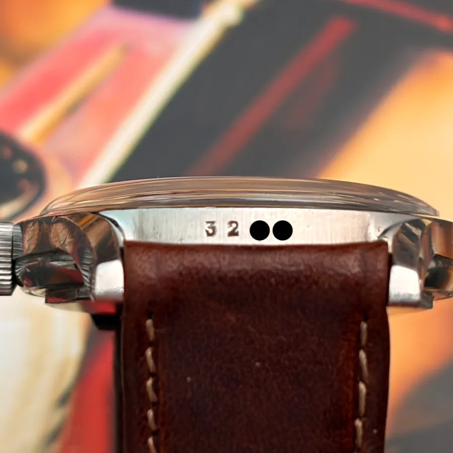 Movado 18241 FB Francois Borgel Case - matching number between the lugs