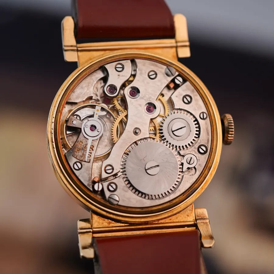 Baume & Mercier Time Only 18k Gold - Flexible Lugs - Uhrwerk in sehr gutem Zustand