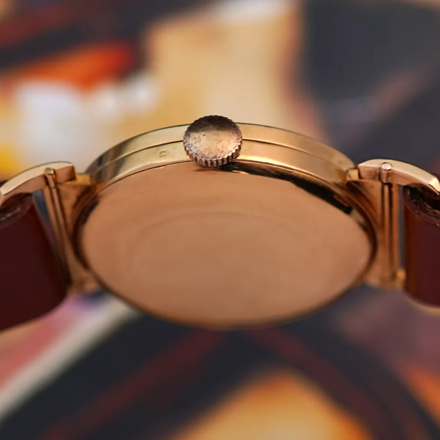 Baume & Mercier Time Only 18k Gold - Flexible Lugs - intakte Punze auf dem Gehäuse