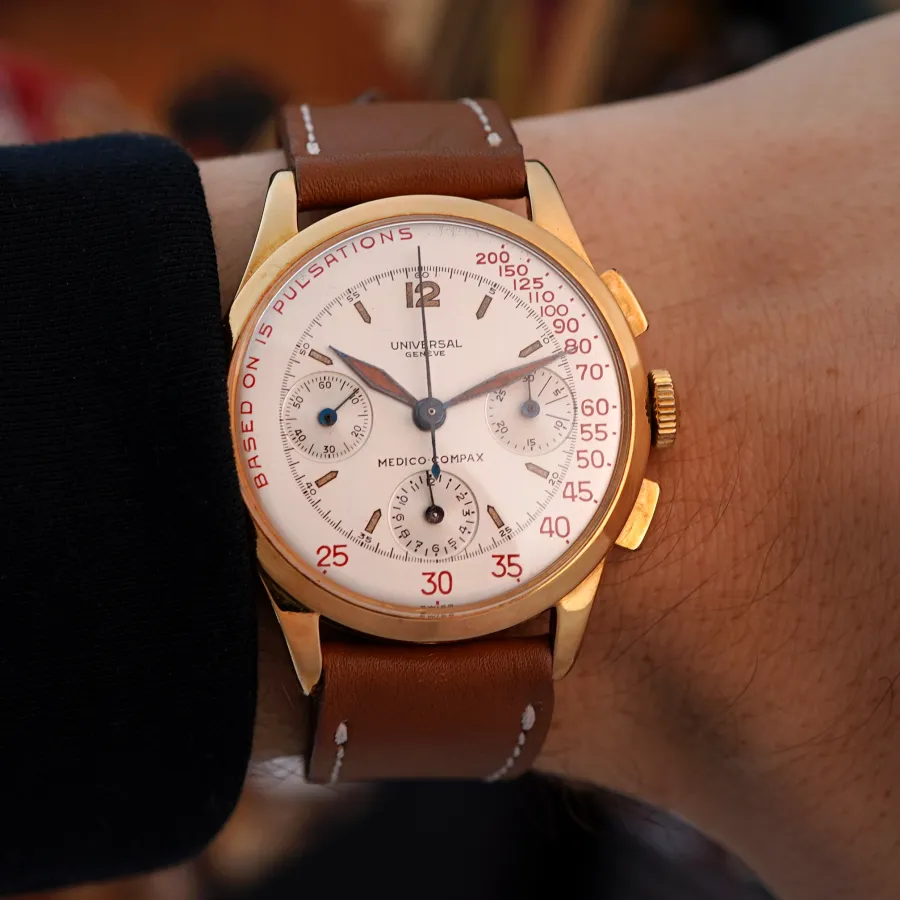 Universal Genève Medico Compax 124115 - ein tolles Sammlerstück für Liebhaber spezieller Vintage-Chronographen
