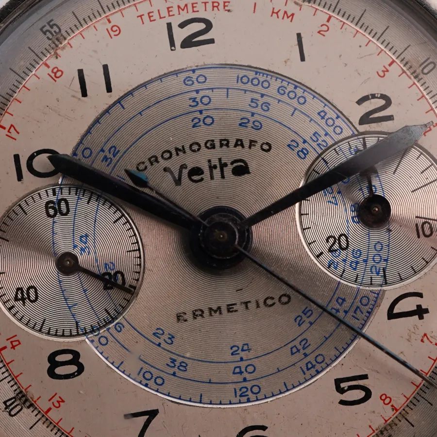 Vetta Ermetico Chronograph 5347 Two-Tone Dial - natural patina