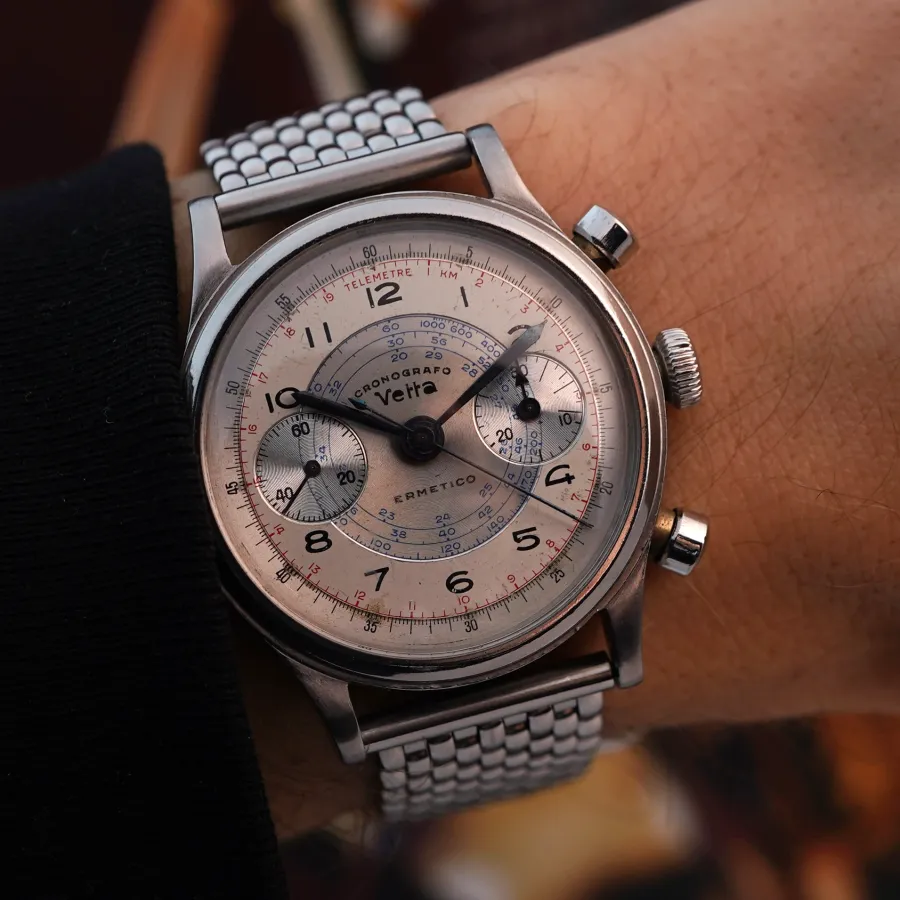 Vetta Ermetico Chronograph 5347 Two-Tone Dial - stunning two-dial