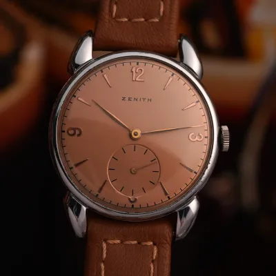 Zenith 1950s Dresswatch - Salmon Dial