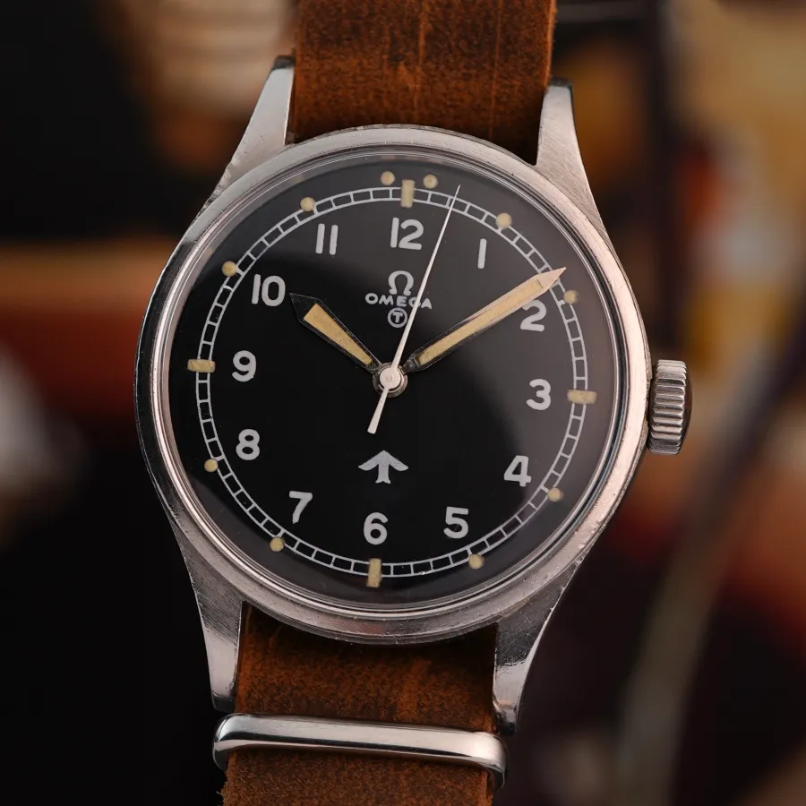 Omega British Military RAF 2777-1 SC - Fat Arrow - seltene Militär-Omega aus dem Jahre 1953
