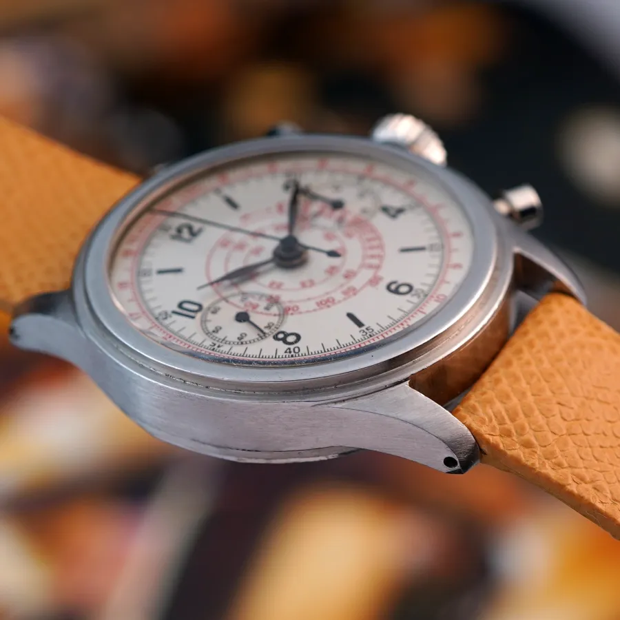 Valjoux Flieger Chronograph Caliber 22 - 38mm - stepped bezel