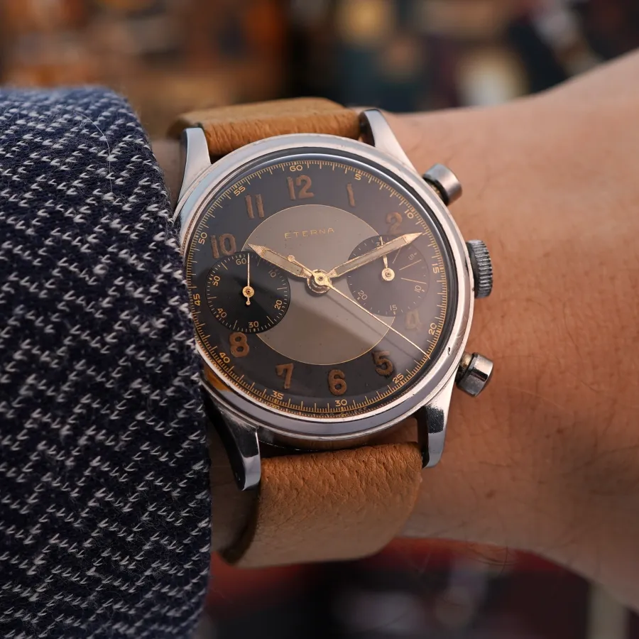 Eterna Chronograph 5347 Two-Tone Dial - ein unwiederbringbares Sammlerstück