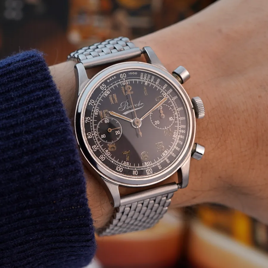 Bovet Mono-Rattrapante 5347 Black Galvanic Dial - 80 years old chronograph on the wrist