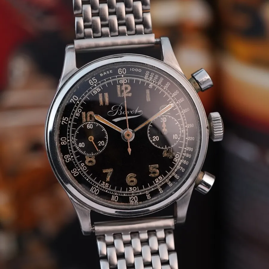 Bovet Mono-Rattrapante 5347 Black Galvanic Dial - 38mm case