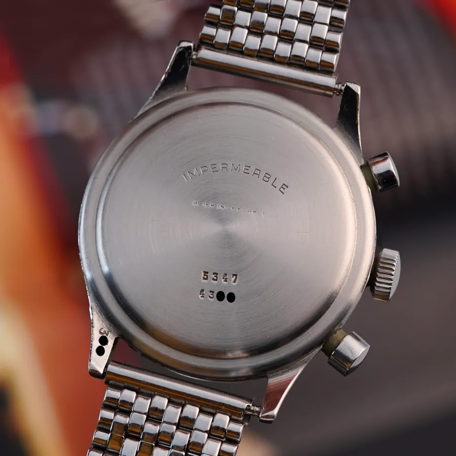 Bovet Mono-Rattrapante 5347 Black Galvanic Dial - deep engravings on the back