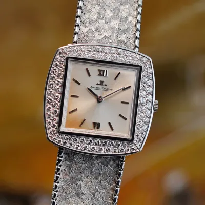 Jaeger-LeCoultre 1960s White Gold Diamonds