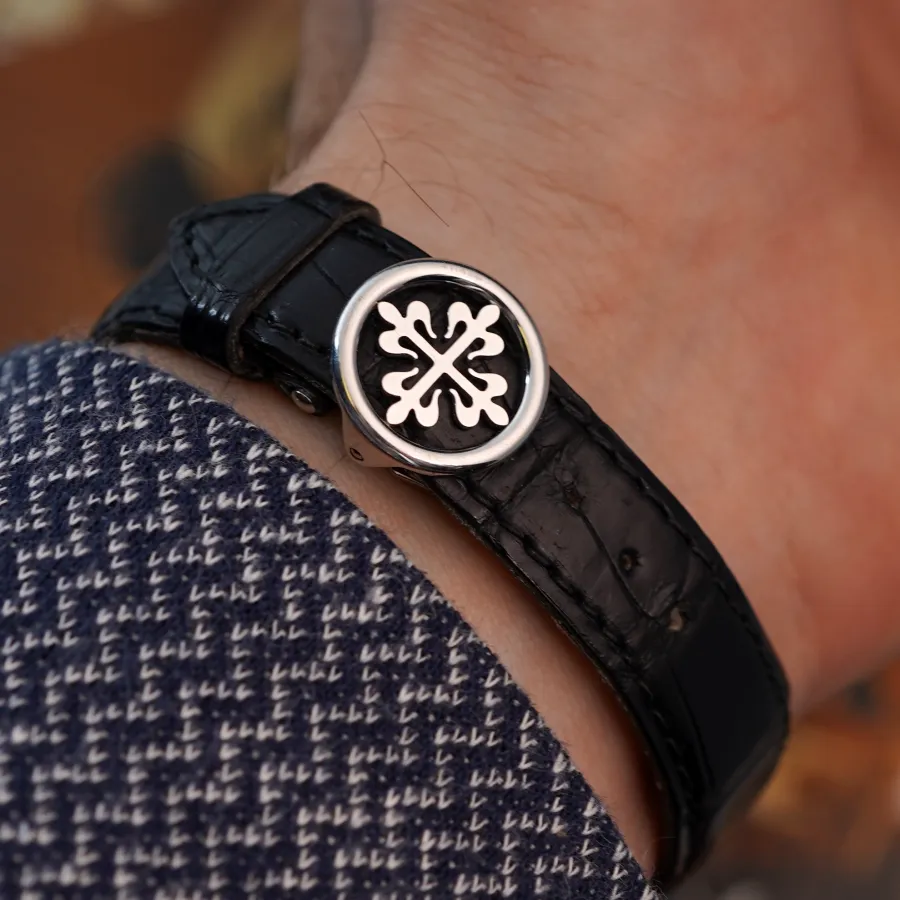 Patek Philippe World Time 5110P Full Set - originales PP Lederarmband