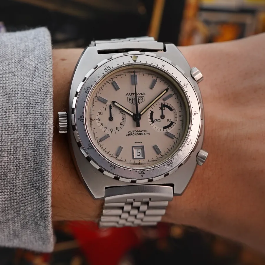 Heuer Autavia 112.603 Gray PVD - seltener Chronograph mit ausgefallenem Design