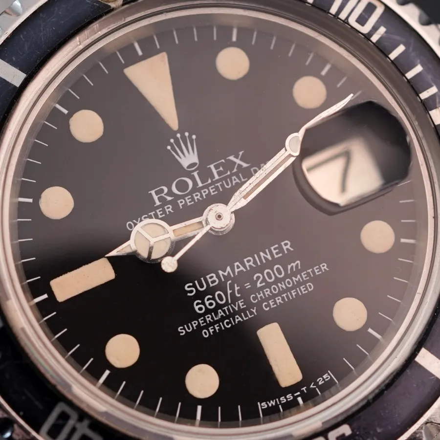 Rolex Submariner 1680 White - perfect black dial