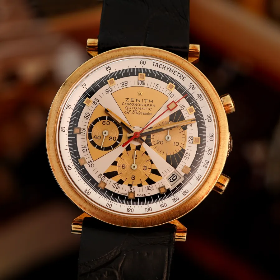Zenith El Primero G383 Poker Chip - ultra-seltener Vintage-Chronograph mit verblüffendem Design
