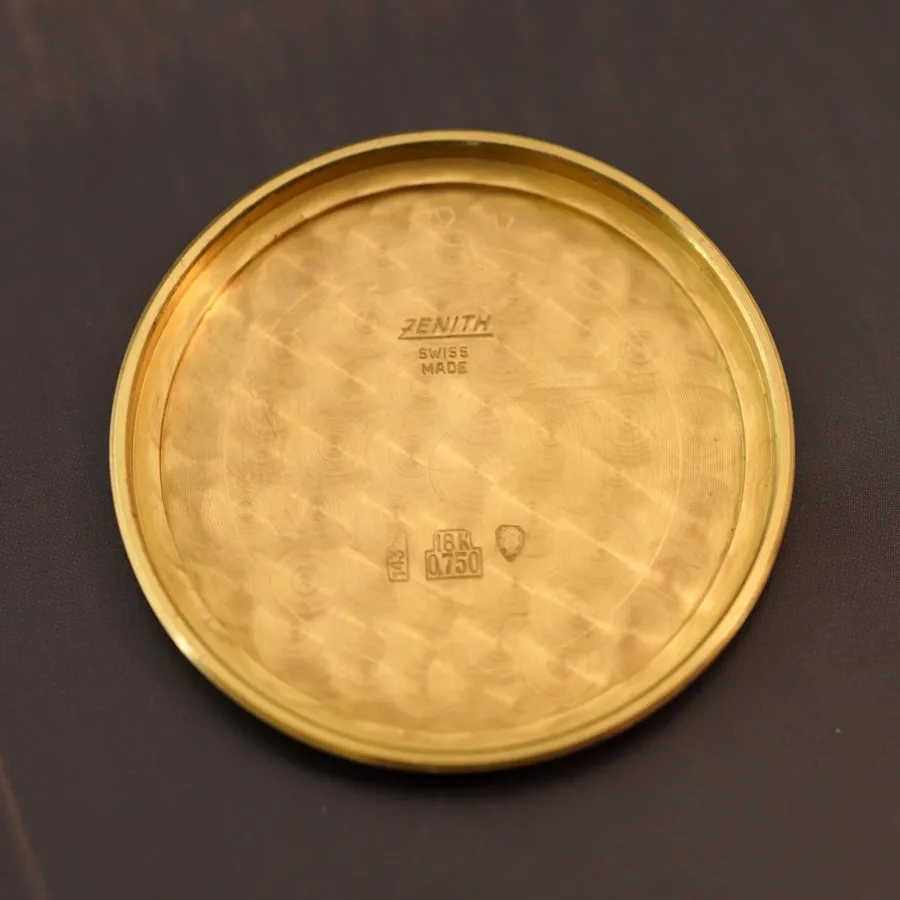 Zenith El Primero G383 Poker Chip - Goldpunzen im Boden