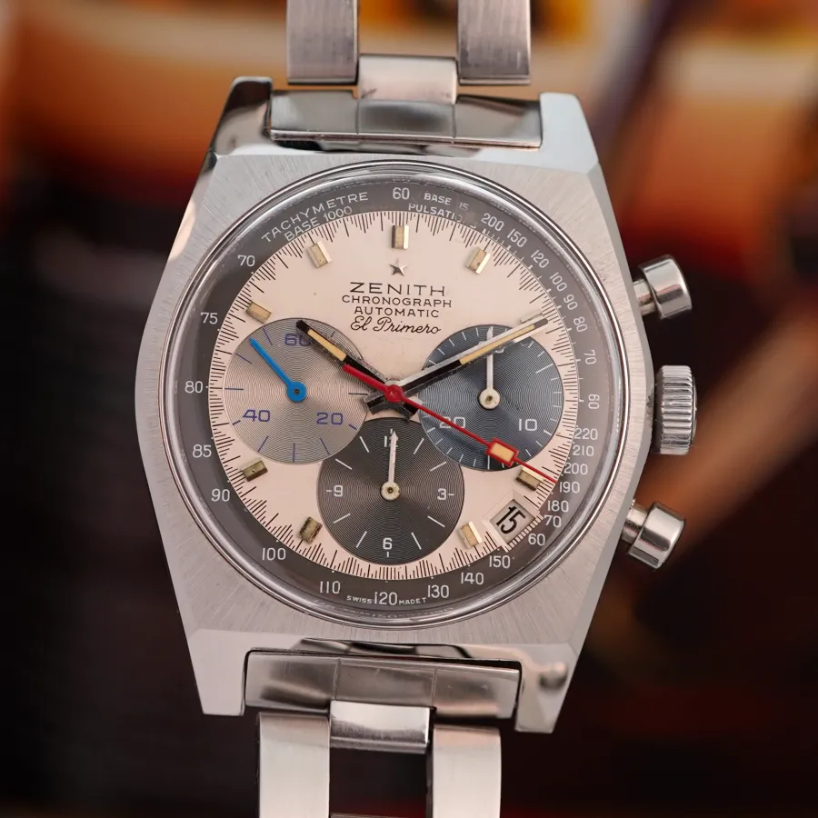 Zenith El Primero A3817 - striking automatic chronograph from the 1970s