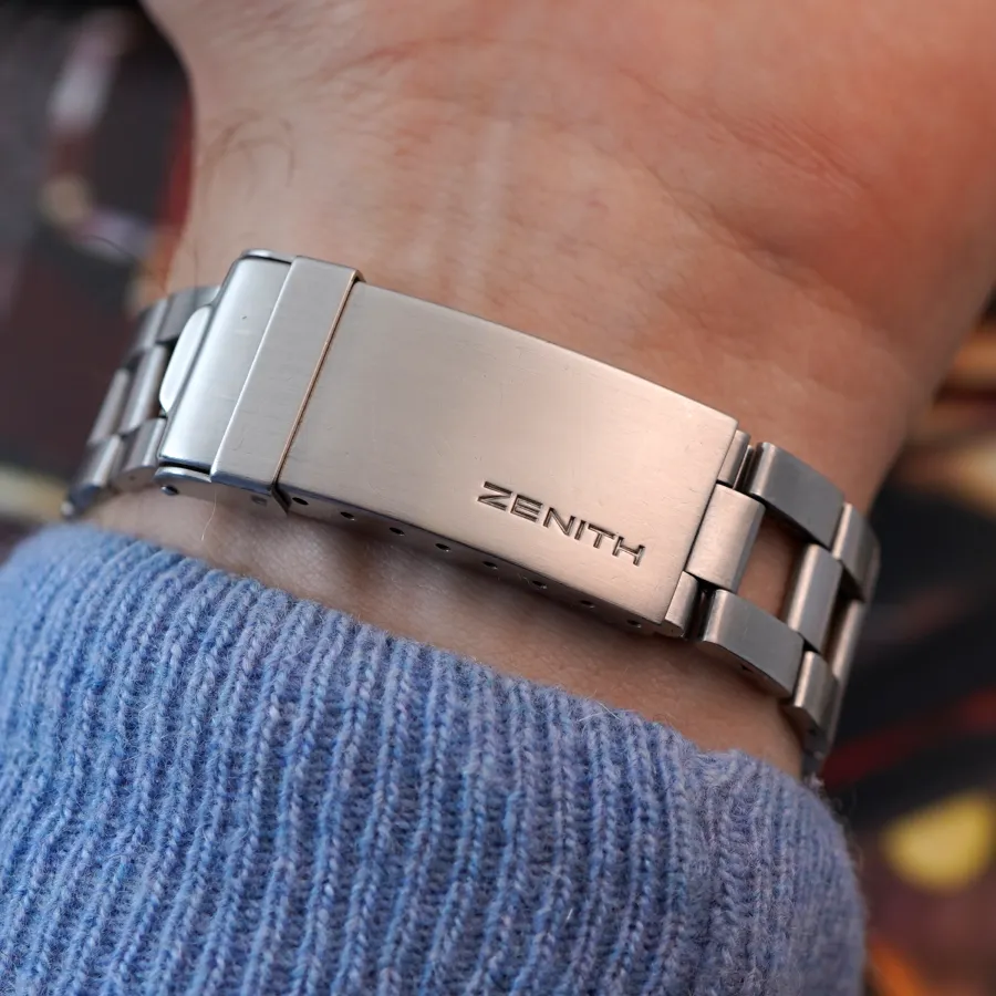 Zenith El Primero A3817 - original Gay-Frères bracelet with a Zenith clasp